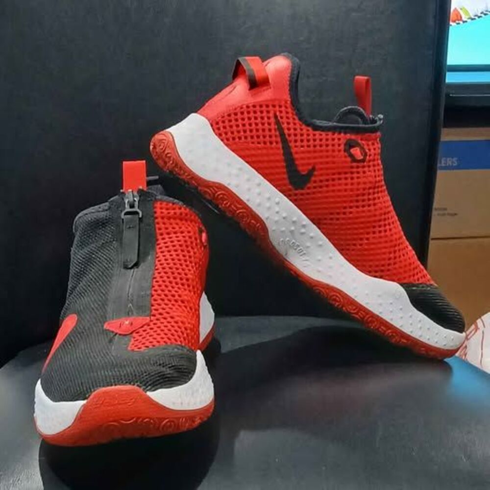 Nike PG 4. Black/Red. Paul George Sneakers. CD5079-003. Men Size 9. - Picture 1 of 9